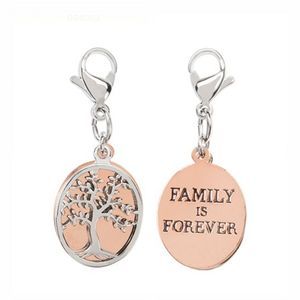 3/$31 🖤 FAMILY IS FOREVER SILVER AND ROSE GOLD DANGLE CHARM OR PENDANT